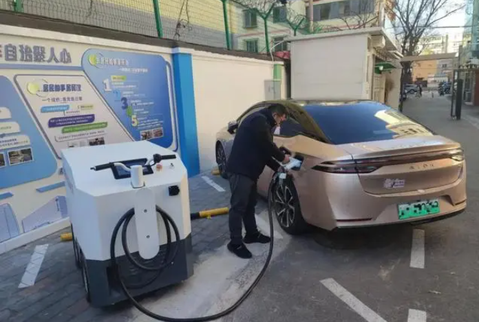 电动汽车“充电宝”，首次投放北京社区！